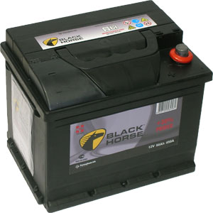 Автомобильный аккумулятор Black Horse 12V 63Ah 510A обратная полярность