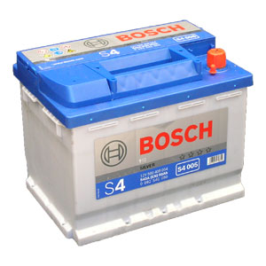 Автомобильный аккумулятор BOSCH S4 005 Silver 12V 60Ah 540A обратная полярность (0092S40050)