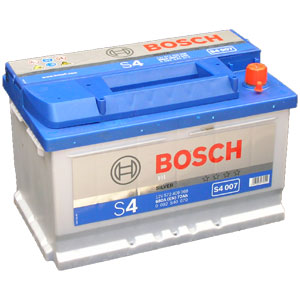 Автомобильный аккумулятор BOSCH S4 007 Silver 12V 72Ah 680A обратная полярность (0092S40070)