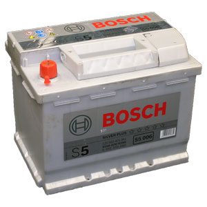 Автомобильный аккумулятор BOSCH S5 006 Silver Plus 12V 63Ah 610A прямая полярность (0092S50060)